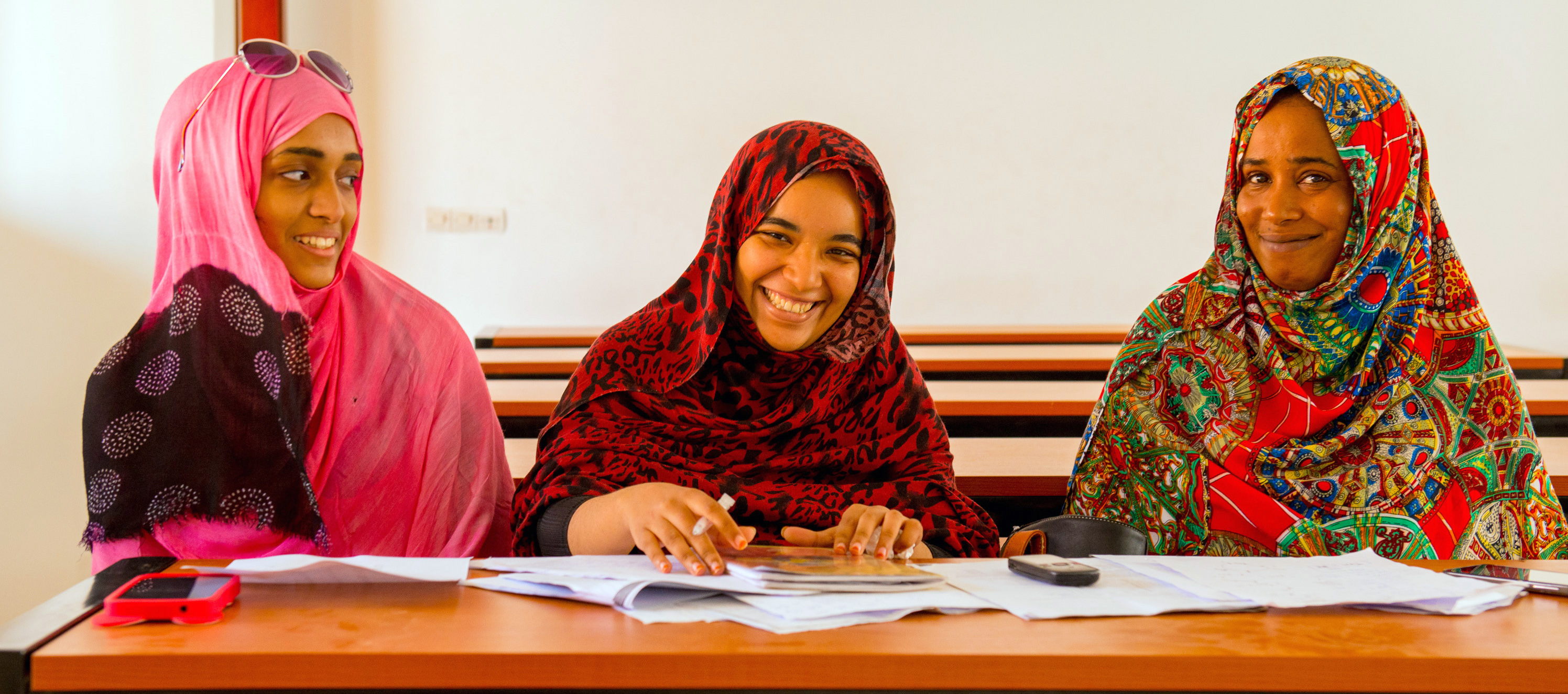 Mauritania women smiling