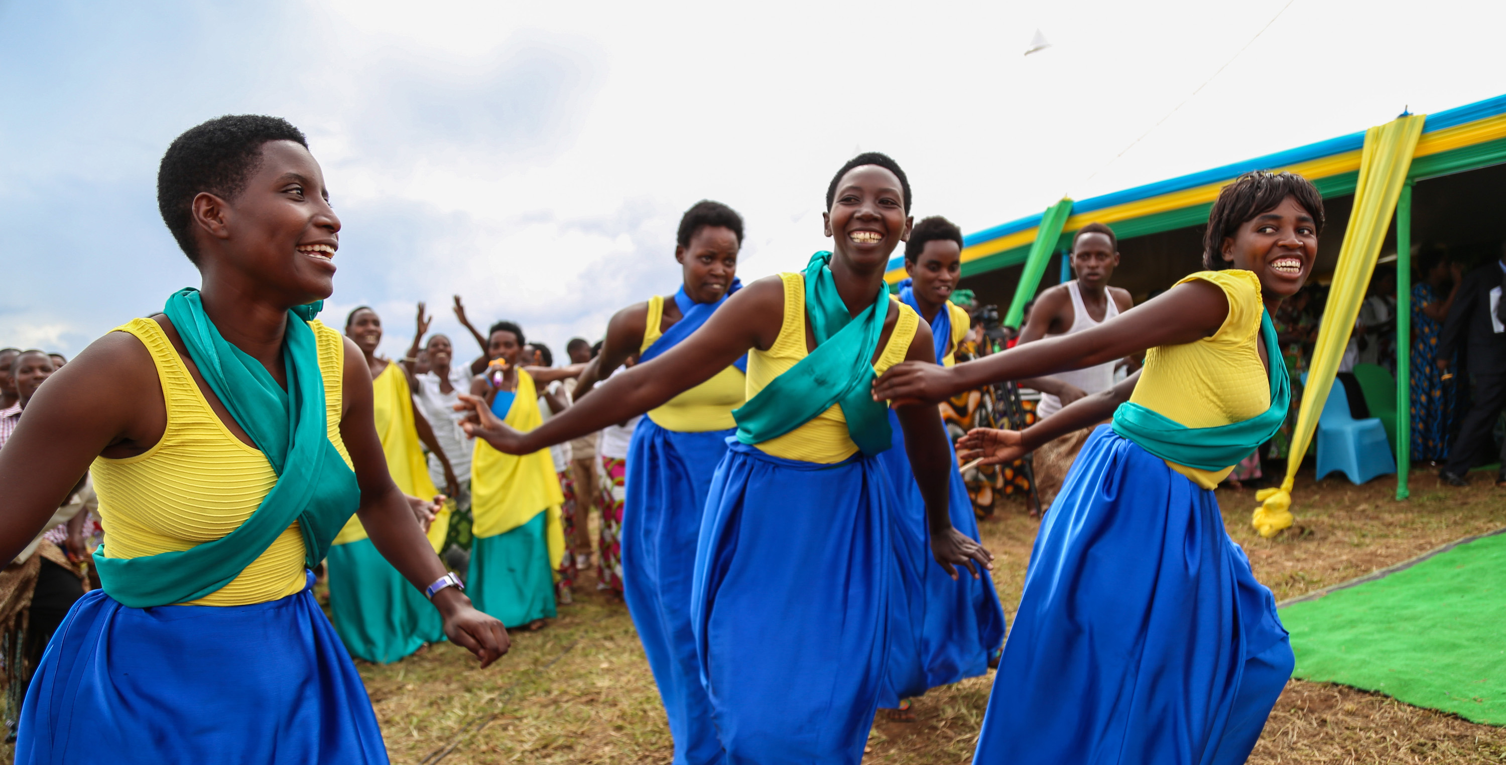 Rwanda women dancing. Photo: Sarah Farhat World Bank