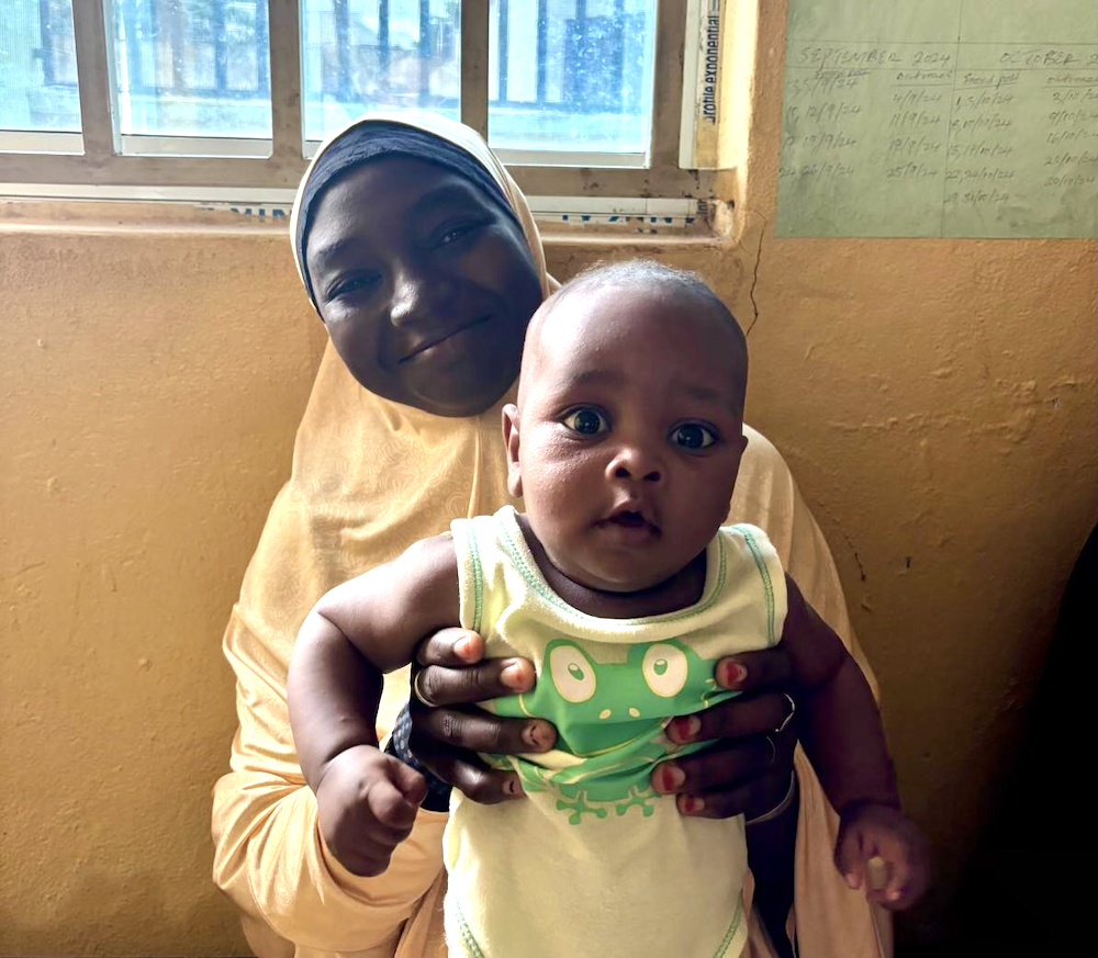 Mother and infant in Nigeria. Photo: Nansia Constantinou/GFF